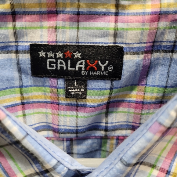 Galaxy by Harvic Mens Button Down Shirt - Picture 3 of 3